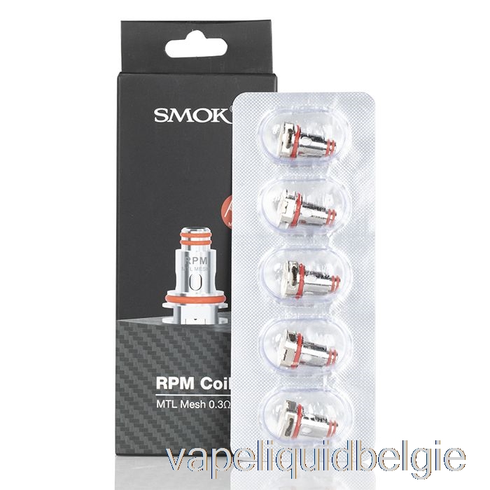 Vape België Smok Rpm Vervangingsspoelen 0.3ohm Rpm Mtl Mesh-spoelen